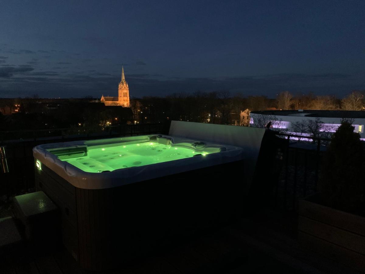 Sea View Penthouse Terrace Palanga Old Town Leilighet Eksteriør bilde