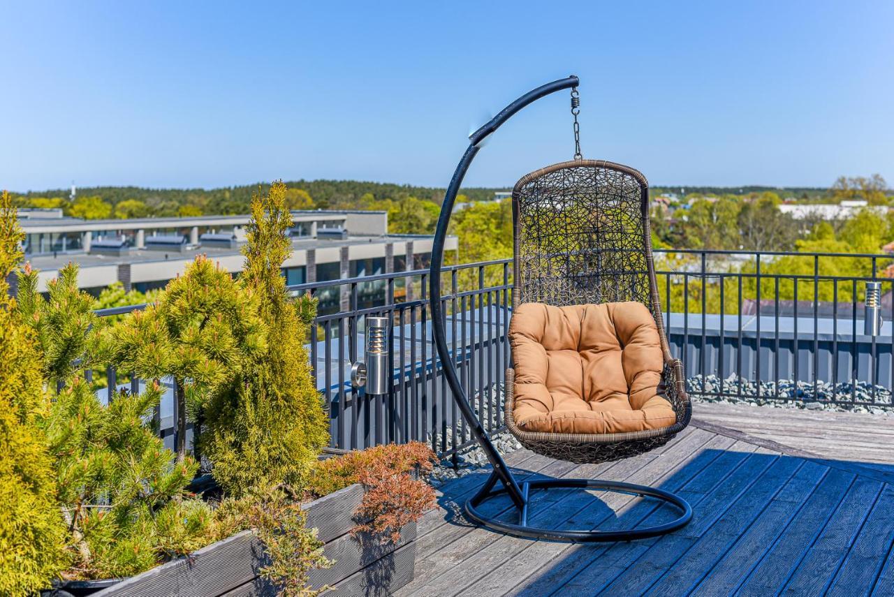 Sea View Penthouse Terrace Palanga Old Town Leilighet Eksteriør bilde