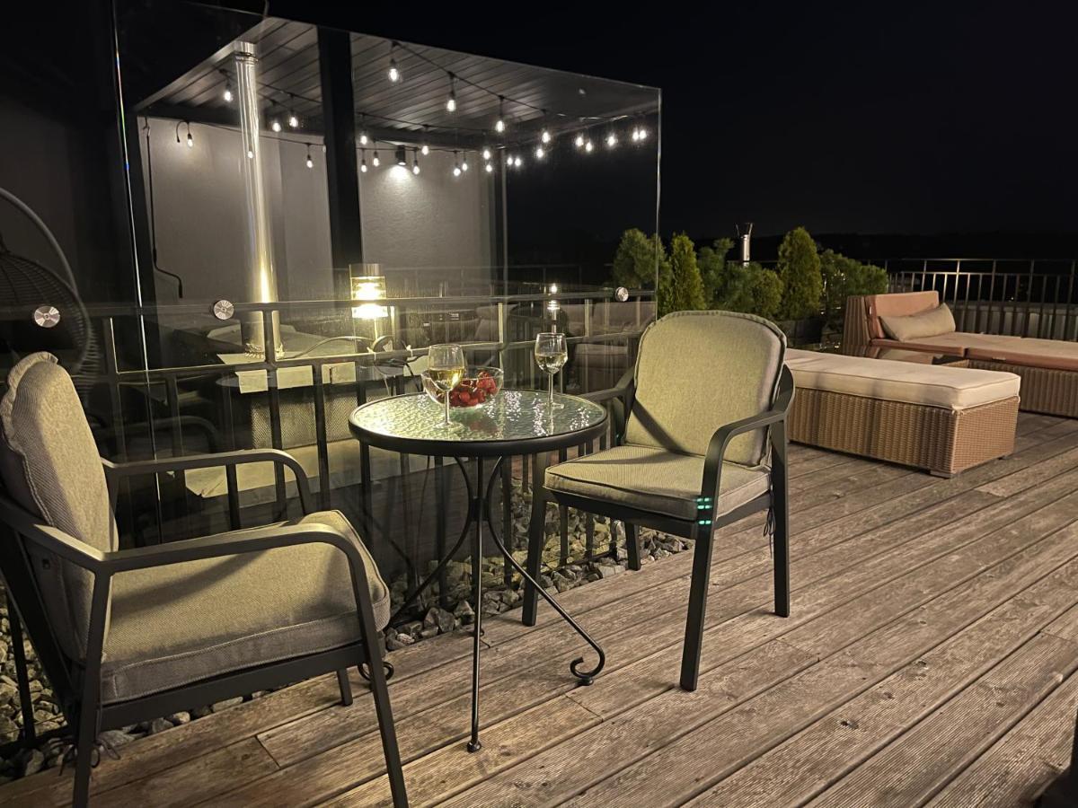 Sea View Penthouse Terrace Palanga Old Town Leilighet Eksteriør bilde
