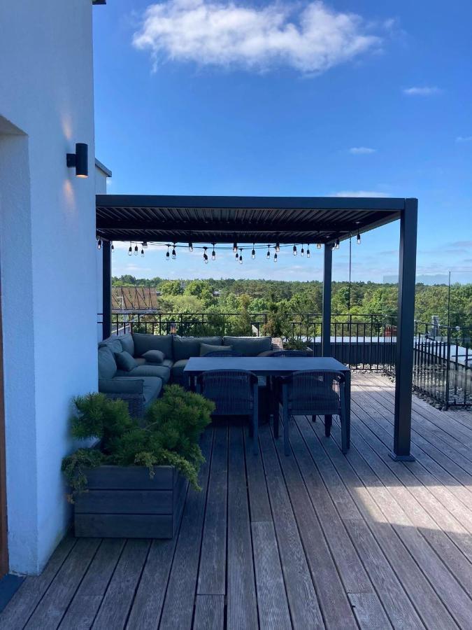 Sea View Penthouse Terrace Palanga Old Town Leilighet Eksteriør bilde