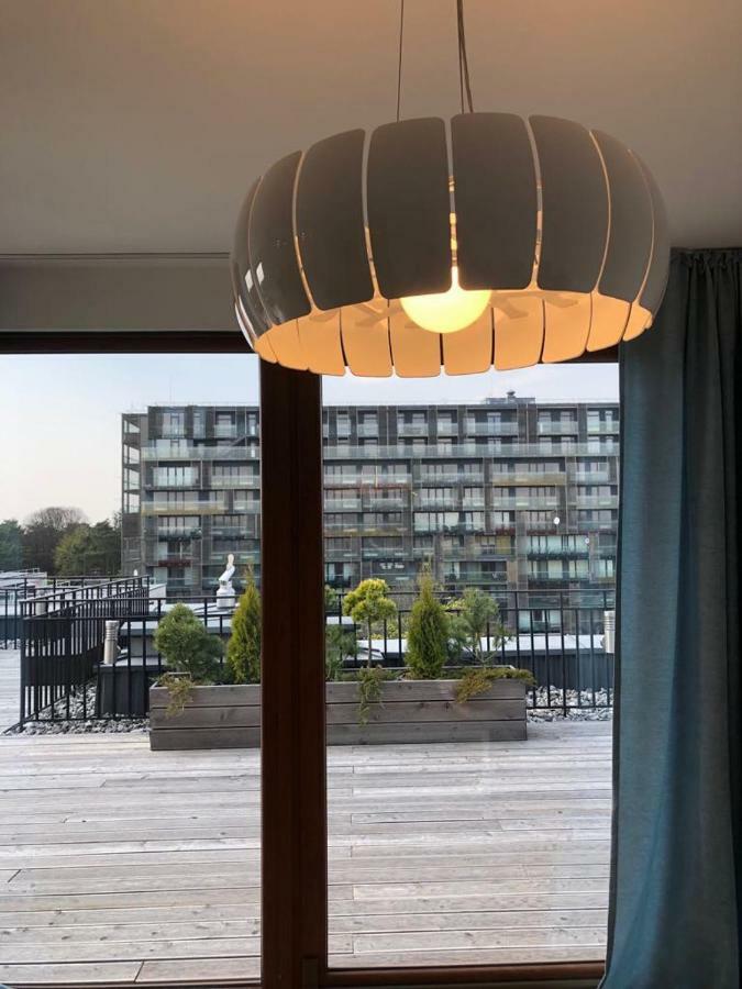 Sea View Penthouse Terrace Palanga Old Town Leilighet Eksteriør bilde