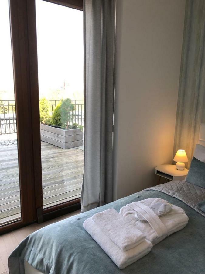 Sea View Penthouse Terrace Palanga Old Town Leilighet Eksteriør bilde