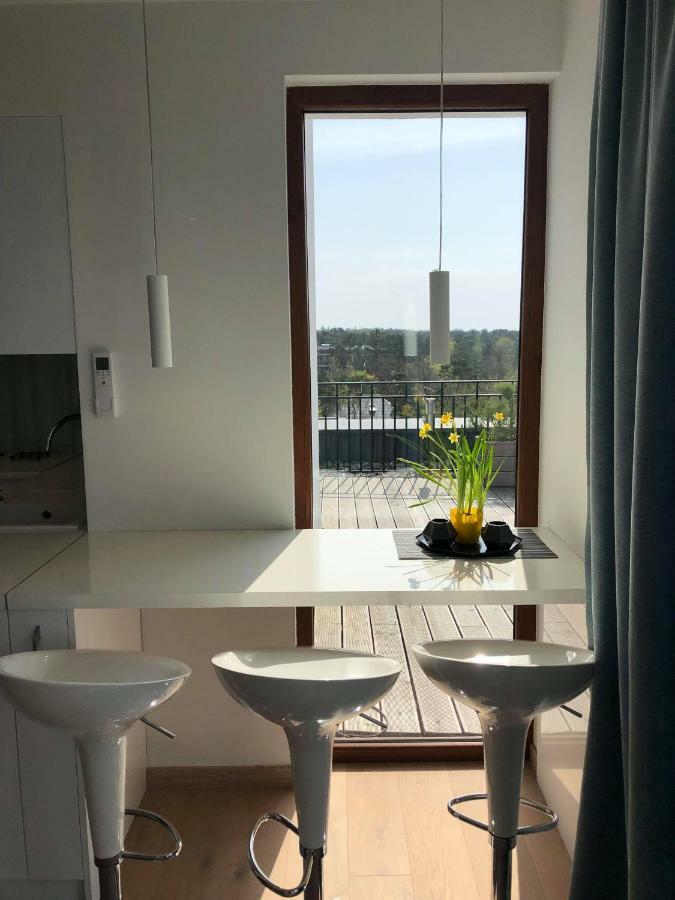 Sea View Penthouse Terrace Palanga Old Town Leilighet Eksteriør bilde