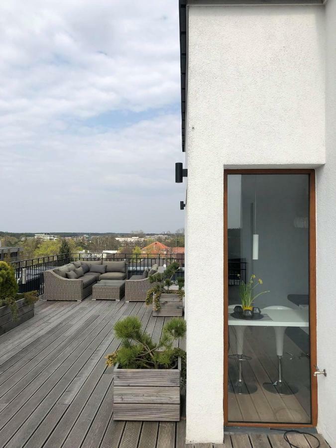 Sea View Penthouse Terrace Palanga Old Town Leilighet Eksteriør bilde