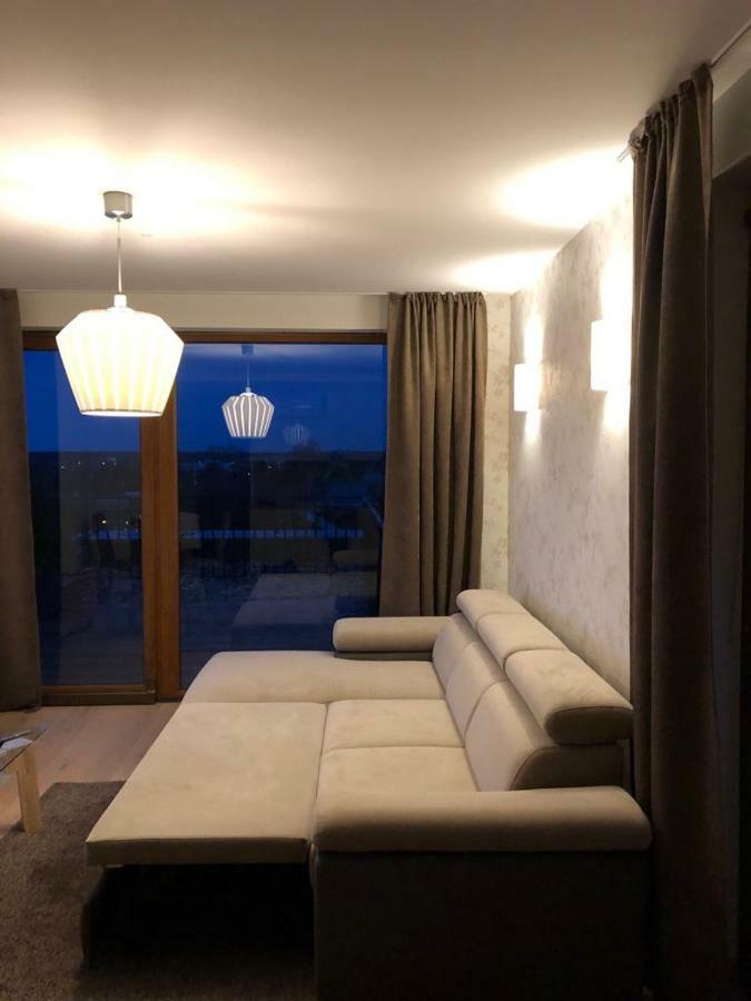 Sea View Penthouse Terrace Palanga Old Town Leilighet Eksteriør bilde